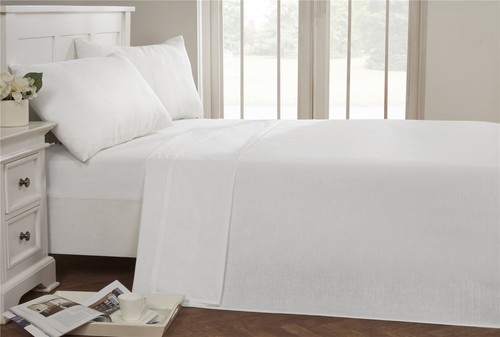 Flannelette fitted sheet - fitted,