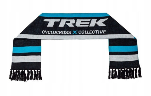 Trek knitted scarf black - trek,