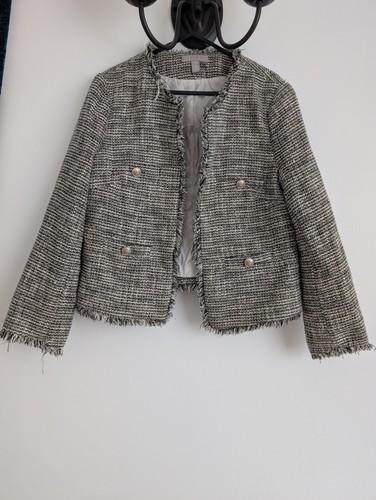 Tweed boucle cropped - h&m,