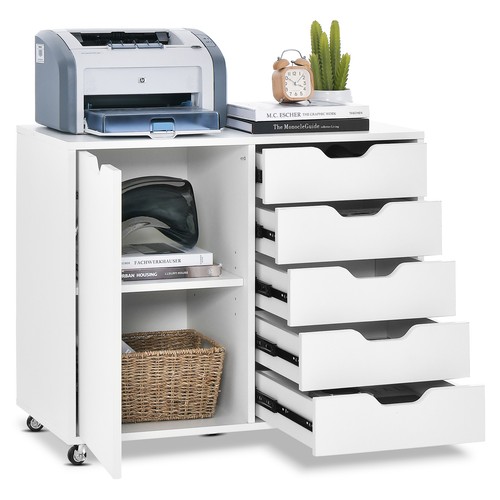 Drawer dresser lateral file - 5-drawer,