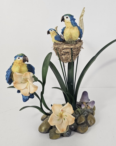 Blue macaw parrot - blue,