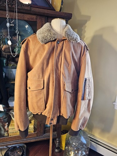 Vintage saxon leather bomber - saxon,