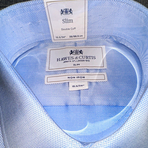 Hawes curtis slim fit blue - hawes,