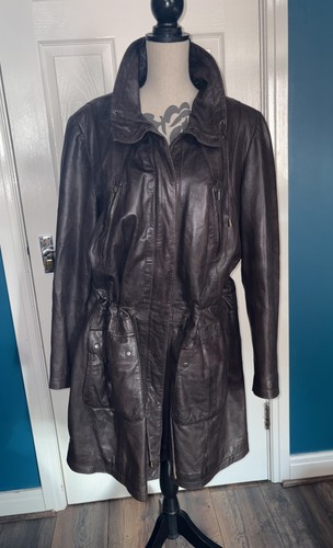 Woodland leather jacket size - woodland,