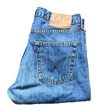 LEVIS 505 Jeans Mens W 31 L 32 vintage blue denim red tab regular fit E374