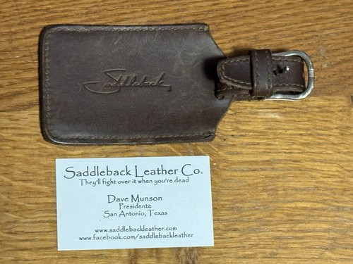 Saddleback leather luggage - leather,
