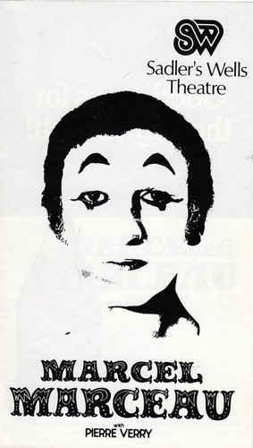 Marcel marceau sadlers wells - marcel, marceau,