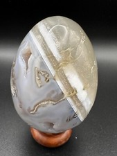 Crystal Egg Blue Moss Agate