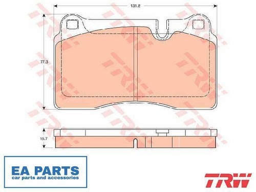 Brake pad set disc - set,, for