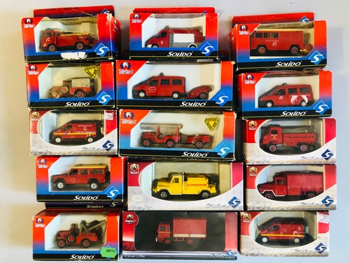 Solido firefighters and - firefighters, 1/43
