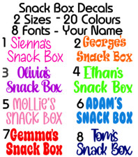 Personalised snack name box - name,