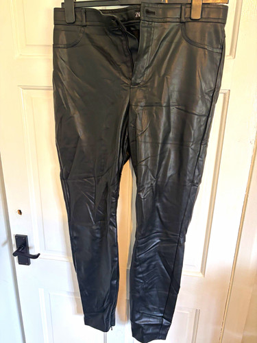 Zara women black faux - zara,