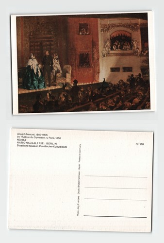 Postcard adolph menzel - postcard,