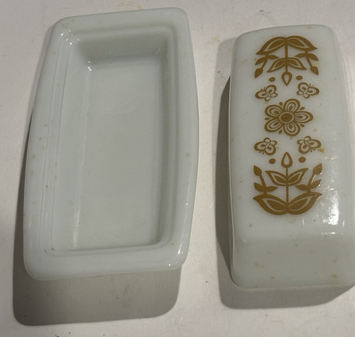 Vintage pyrex butter - vintage, dish