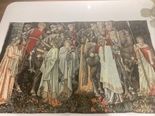 William Morris Holy Grail Wall Tapestry The Arming and Departure of the Knights