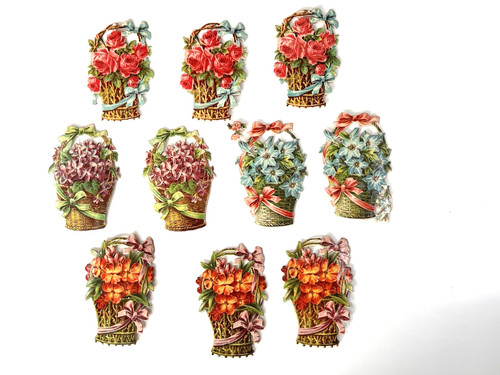 Victorian die cut scraps - die,