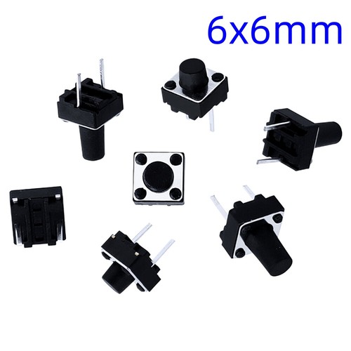 6x6mm middle pin - 6x6mm, tactile