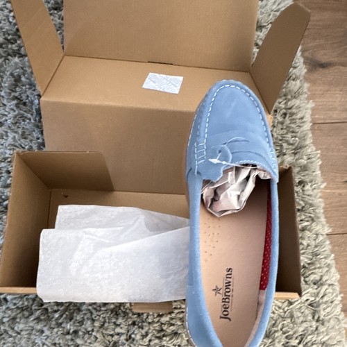 Joe browns blue faux suede - browns,