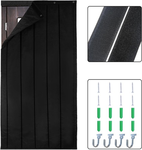 Thick door soundproofing - door,