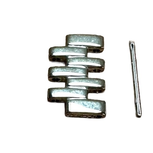 Rotary silver 13mm link - silver,