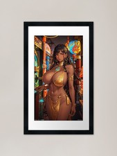Exotic arcade framed art print - exotic,