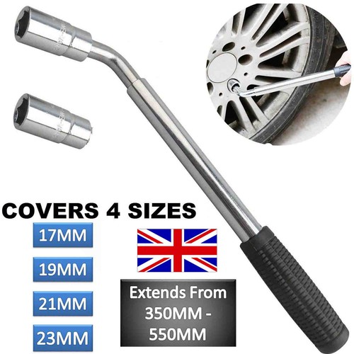 Extendable lug nut wrench - extendable,
