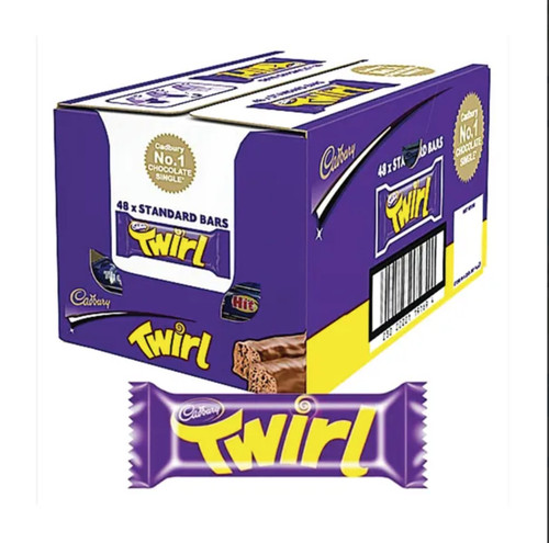 Box cadburytwirl - box, of