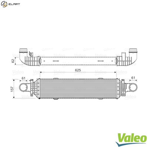 Charge air cooler - charge, for