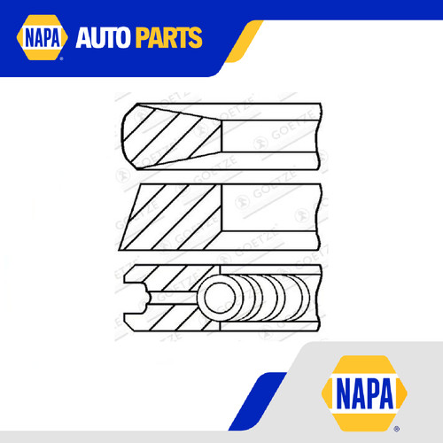 Piston rings kit single - kit, (single