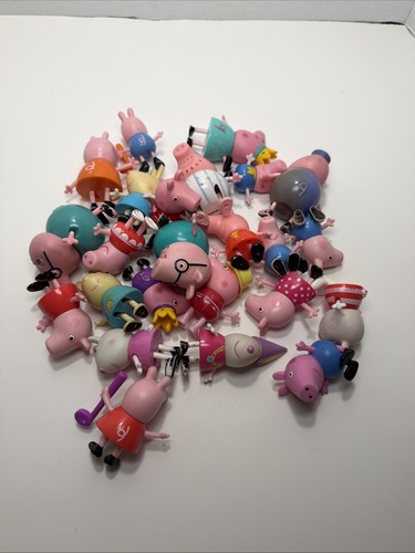 Assorted peppa pig figures lot - pig,