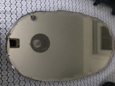 Vintage Bevelled Edge Decorative Oval Wall Mirror– 61cm x 36cm– Wood Backed