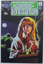 HOUSE OF SECRETS Retro DC Comic Cover Repro Poster Issue #92 1971 .
