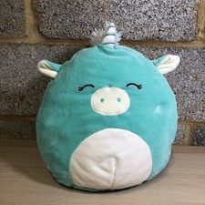 Squishmallows Lonnie Unicorn Soft Stuffed Toy 12” Plush Blue (W)