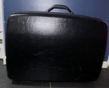 Large Black Samsonite Hard Shell Suitcase 4 Wheels Spinner 73cm By 56cm By 24cm