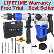 Electric Rotary Jack Hammer Drill Impact Demolition Breaker SDS Plus Bit 1800w