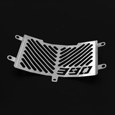 Zieger Radiator Cover Compatible with KTM 390 Duke Clean Silver