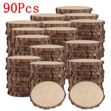90PCS Natural Wood Slices
