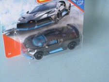 Matchbox Bugatti Divo 2018 Grey Body Toy Model Car in BP 75mm Sports e