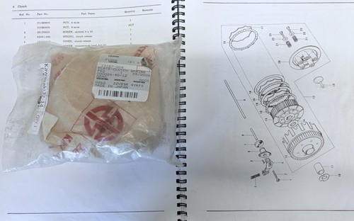 Genuine kawasaki nos clutch - genuine,