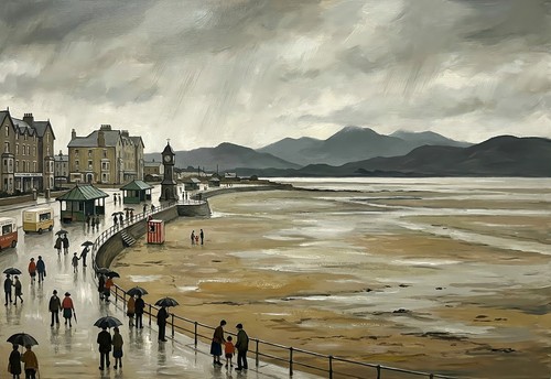 Morecambe bay lowry inspired - morecambe,