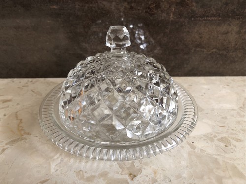 Vintage retro moulded glass - moulded,