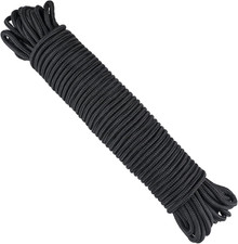 Black Nylon Rope 6mm, 30m