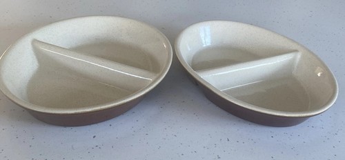 Large brown stoneware - 2x,