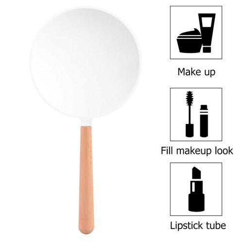 Round makeup mirror with - makeup,