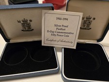 2 X Bundle Of Coin Holders For Silver Or Gold Coins BOX ONLY