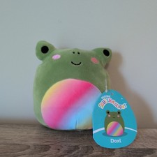 Squishmallow Doxl the Rainbow Frog 🐸 🌈 5” Plush Soft Toy 🌟NEW with tag🌟🎁