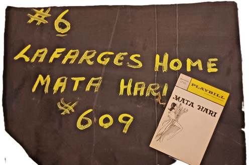 1967 mata hari playbill - mata, +