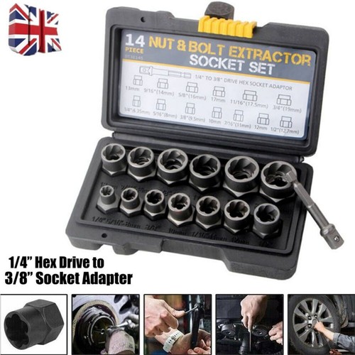 Locking wheel nut remover - 3/8",