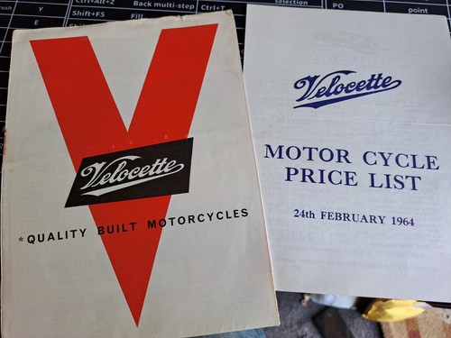 Velocette sales brochure - sales,