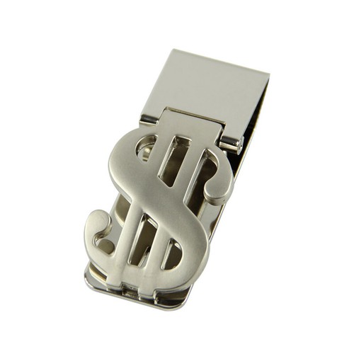 Slim money clip stainless - money,